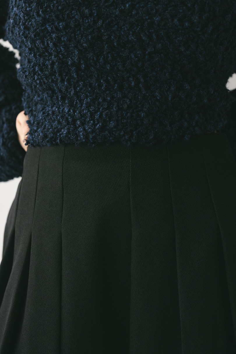 ニーレングスタックフレアスカート 詳細画像 BLK 3