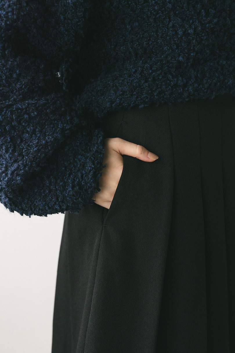 ニーレングスタックフレアスカート 詳細画像 BLK 4