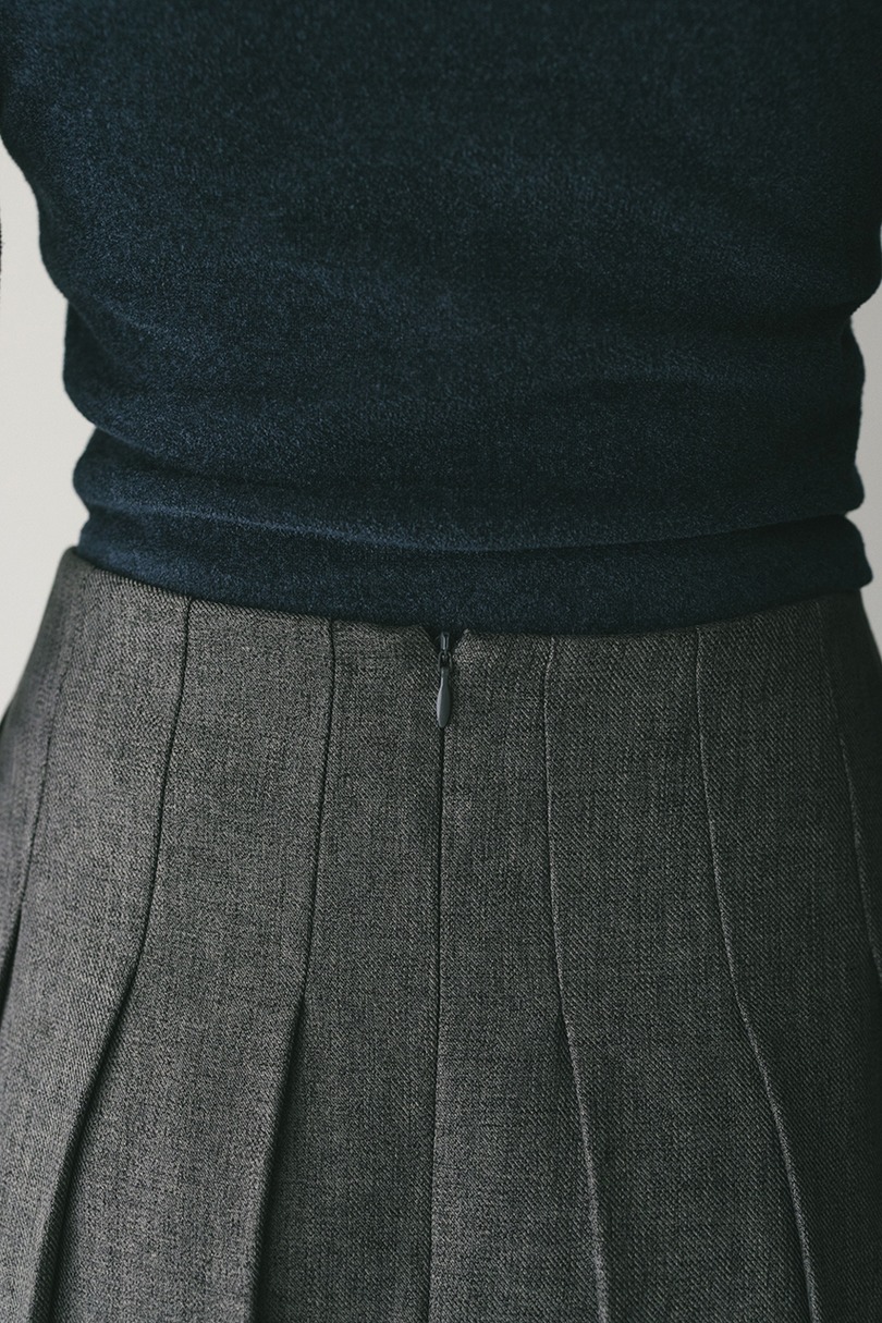 ニーレングスタックフレアスカート 詳細画像 GRY 6