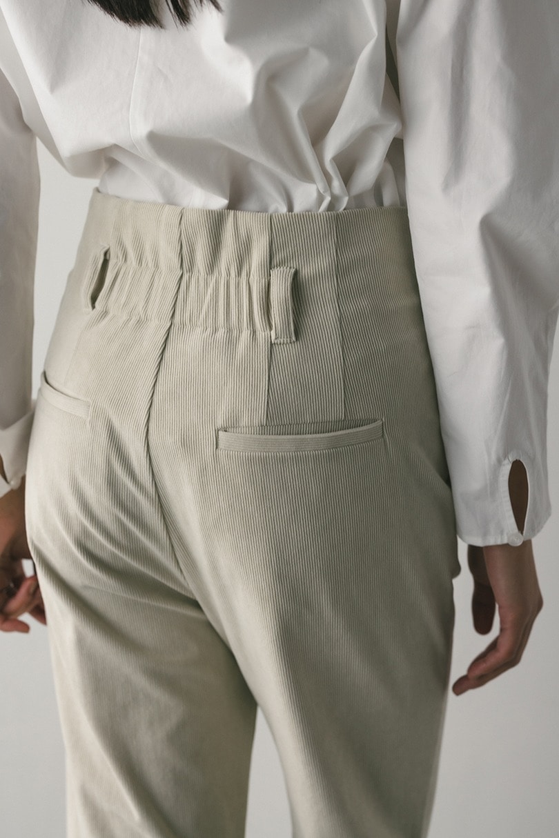 コーデュロイセミフレアパンツ 詳細画像 IVOY 10