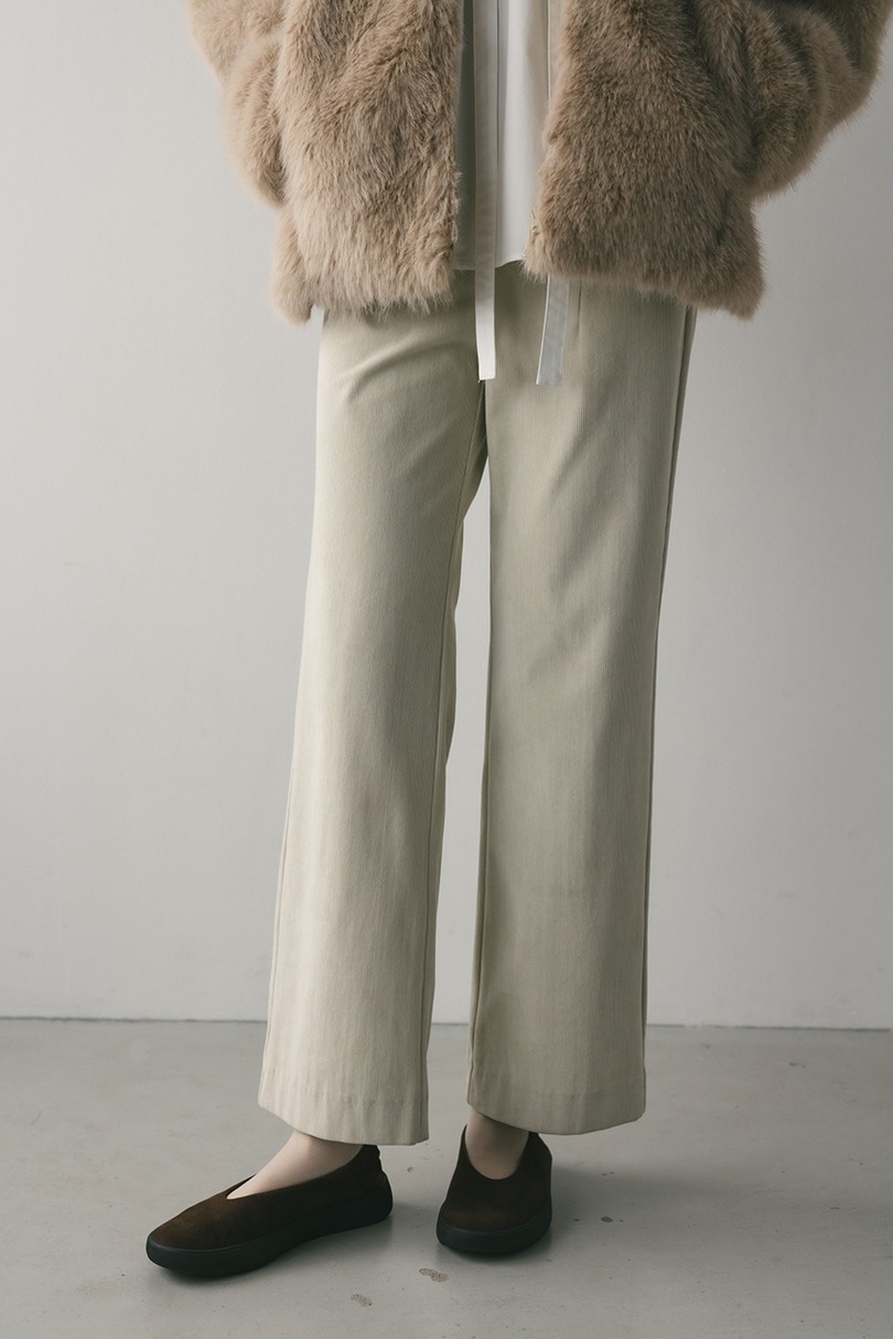 コーデュロイセミフレアパンツ 詳細画像 IVOY 3