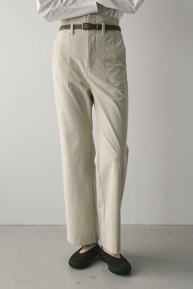 コーデュロイセミフレアパンツ 詳細画像 IVOY 4