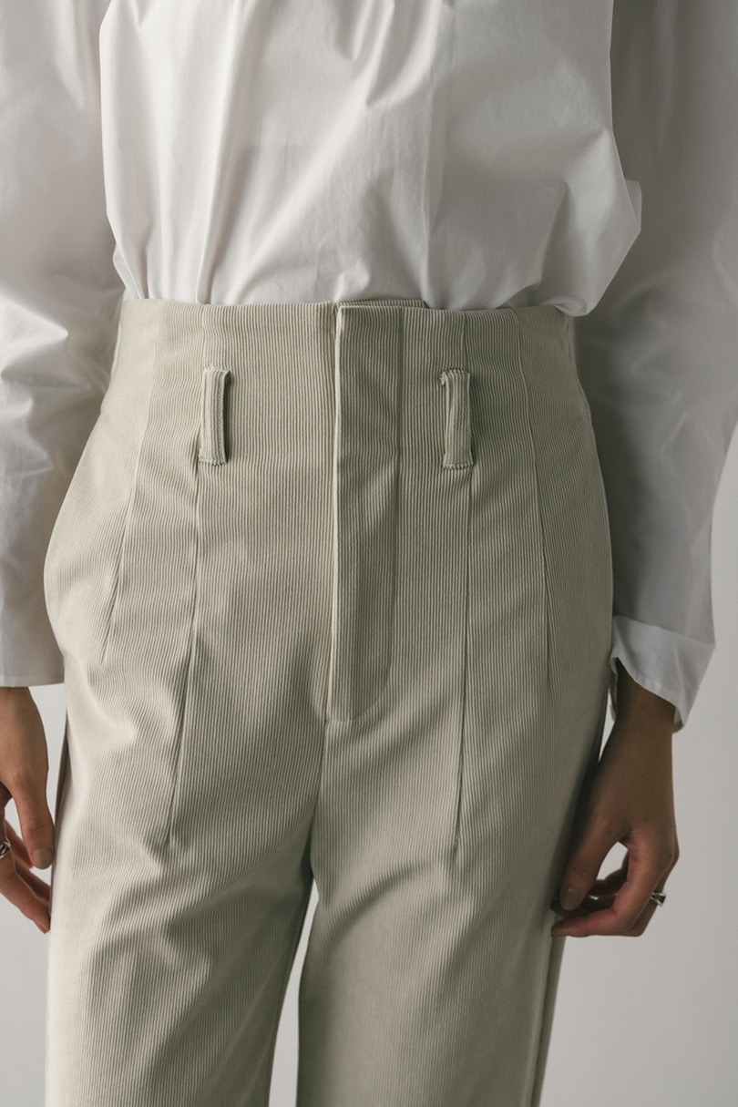 コーデュロイセミフレアパンツ 詳細画像 IVOY 6