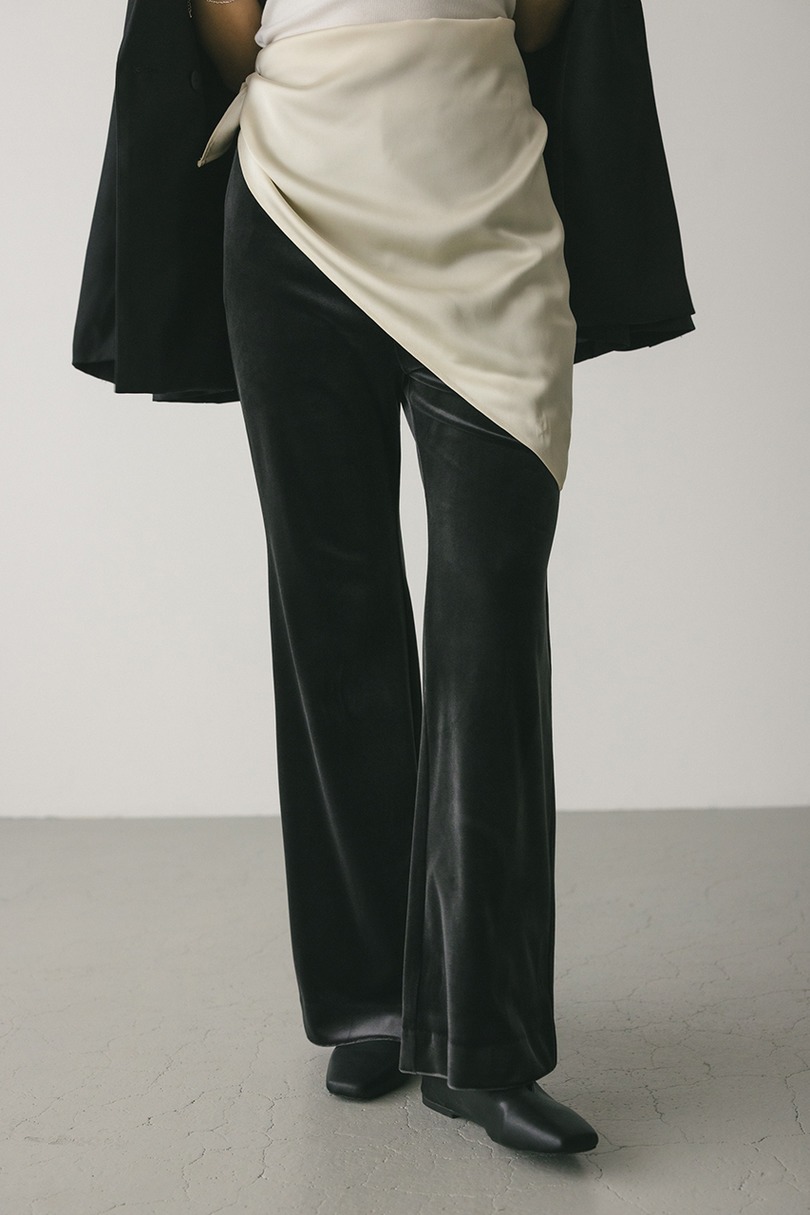 ベロアフレアパンツ 詳細画像 C.GRY 3