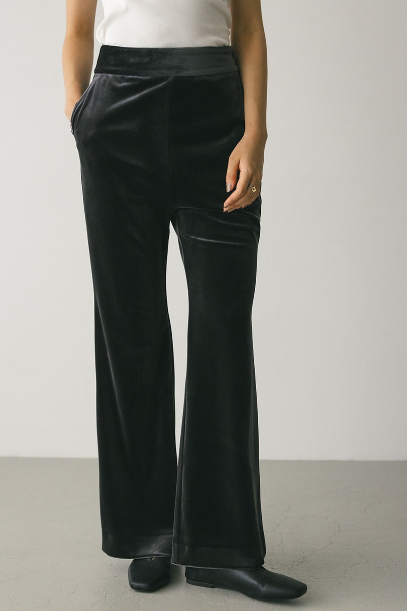 ベロアフレアパンツ 詳細画像 C.GRY 4