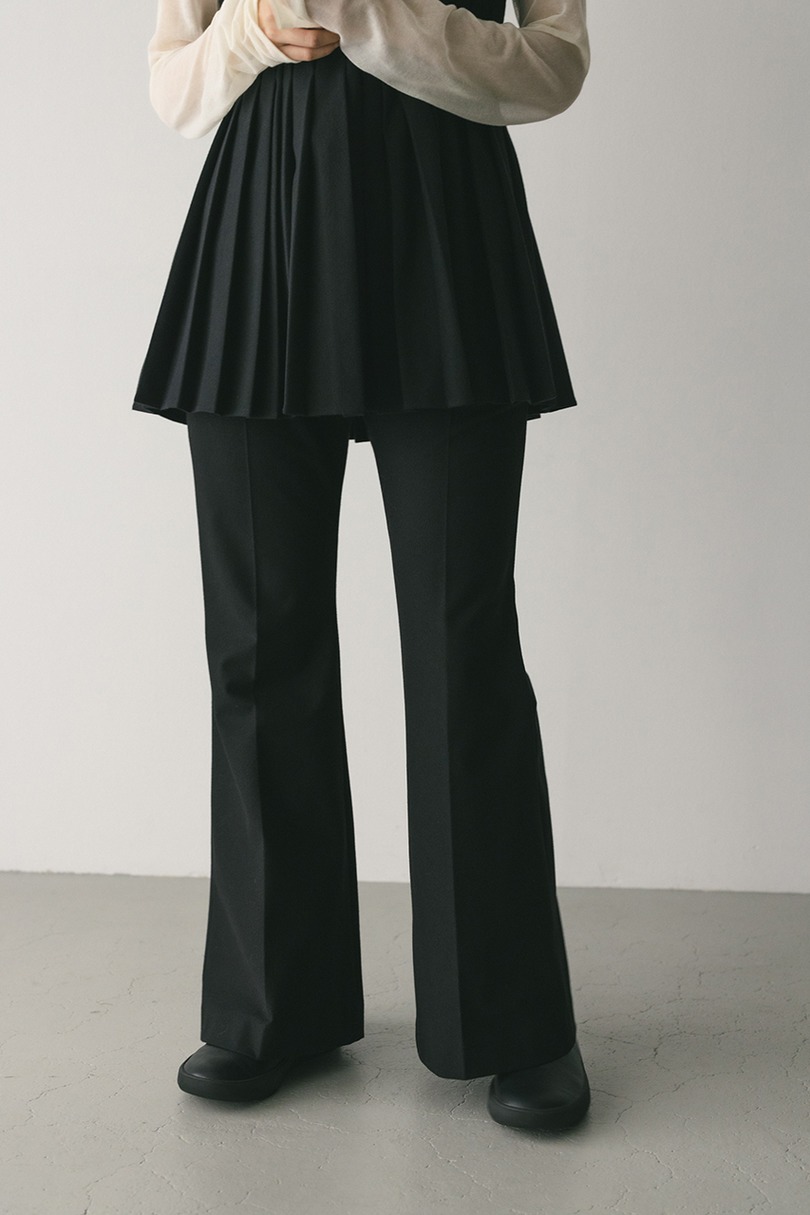 センタープレスフレアパンツ 詳細画像 BLK 2