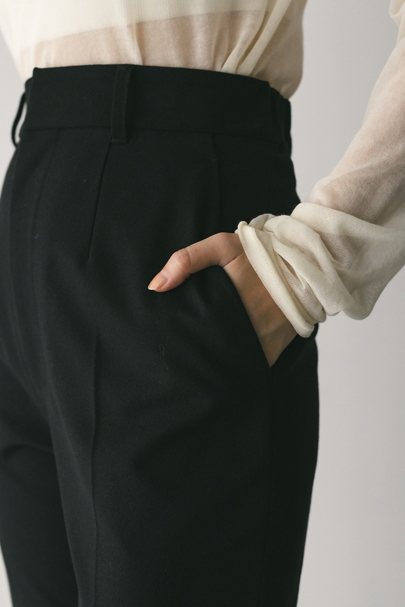 センタープレスフレアパンツ 詳細画像 BLK 6