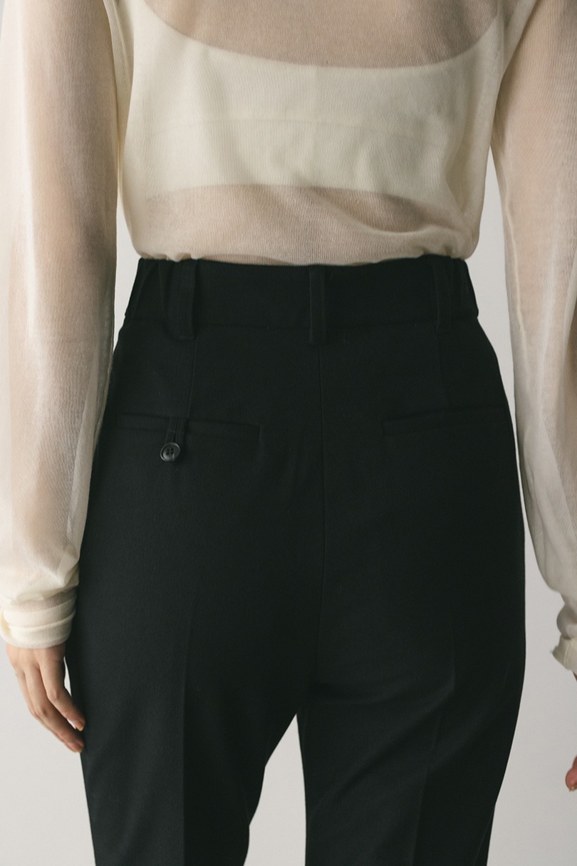 センタープレスフレアパンツ 詳細画像 BLK 8