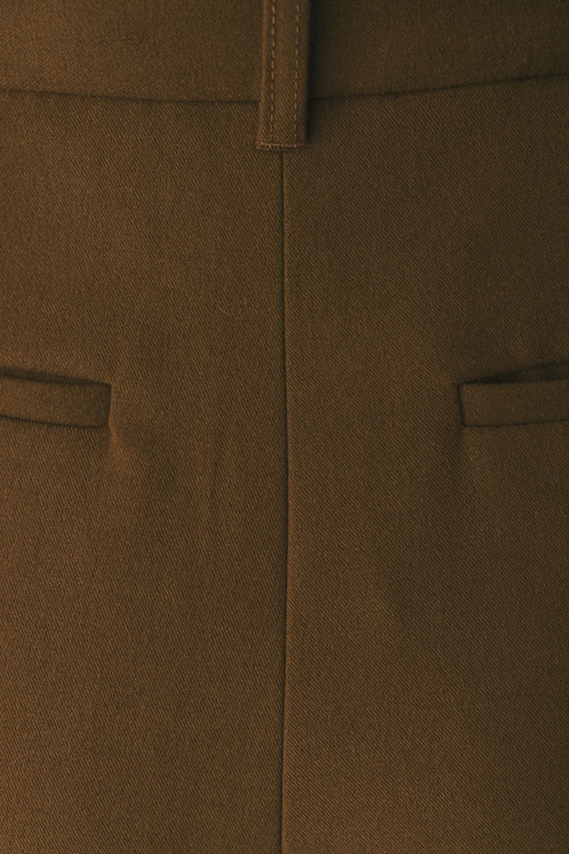 センタープレスフレアパンツ 詳細画像 BRN 11