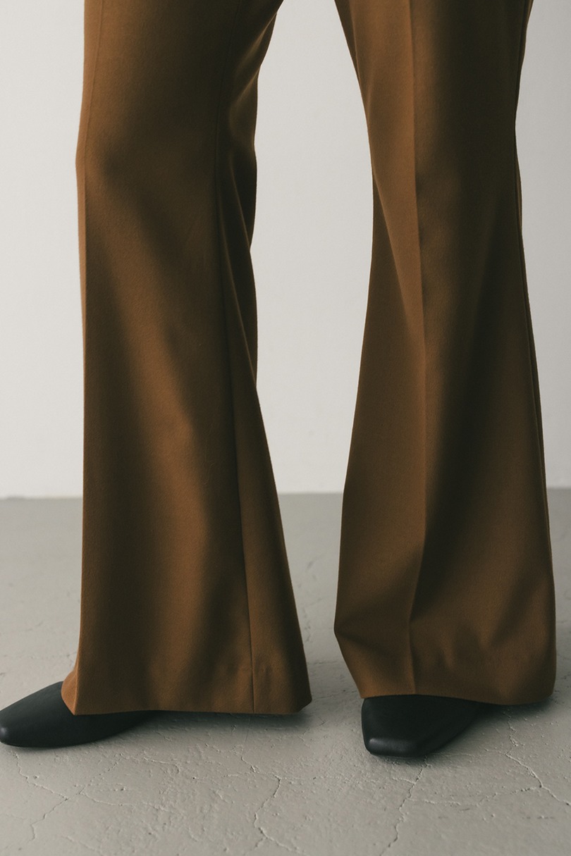 センタープレスフレアパンツ 詳細画像 BRN 6