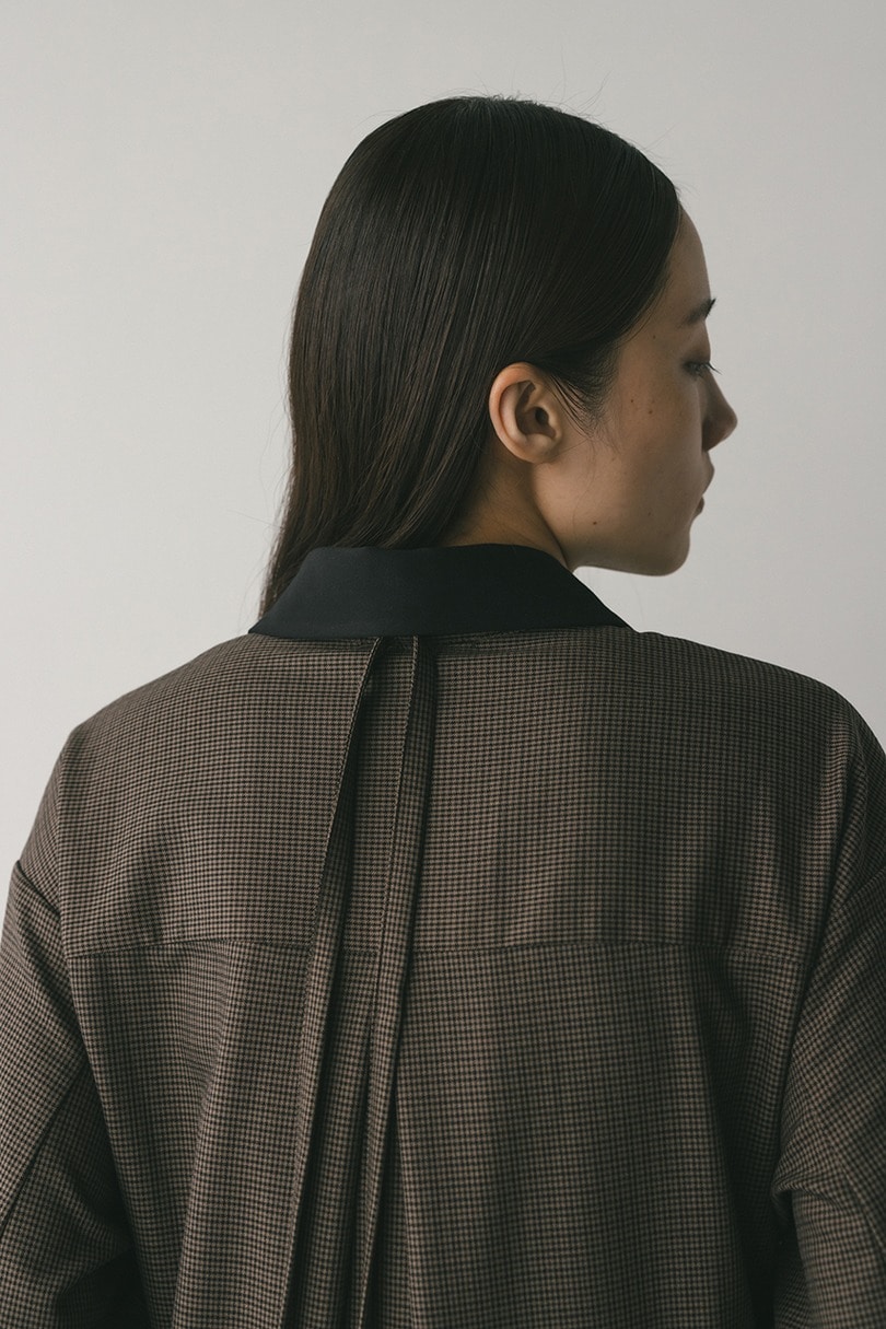 ミディシャツワンピース 詳細画像 柄BRN 7