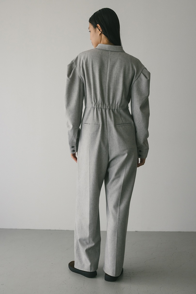 メランジショルダータックロンパース 詳細画像 L/GRY 7