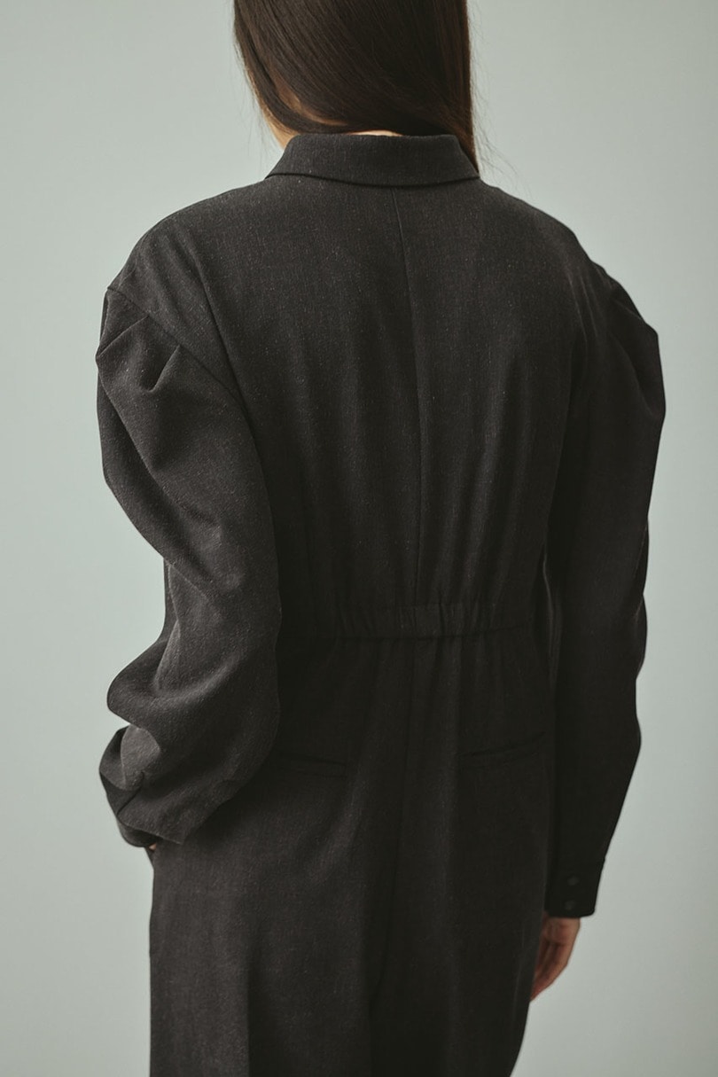 メランジショルダータックロンパース 詳細画像 C.GRY 10
