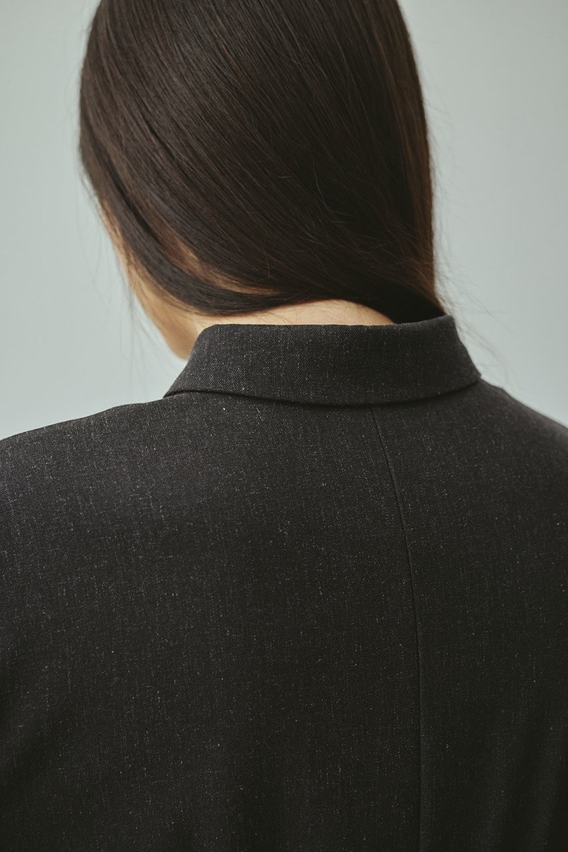 メランジショルダータックロンパース 詳細画像 C.GRY 11