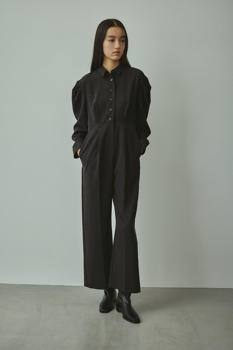 メランジショルダータックロンパース 詳細画像 C.GRY 2