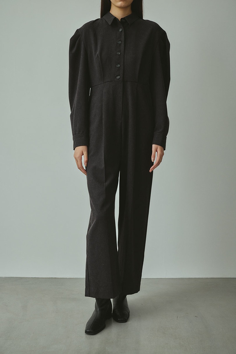 メランジショルダータックロンパース 詳細画像 C.GRY 3