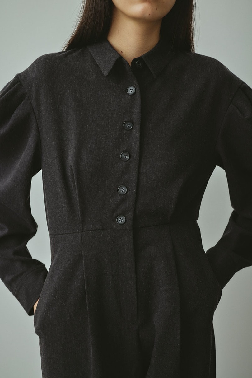 メランジショルダータックロンパース 詳細画像 C.GRY 6