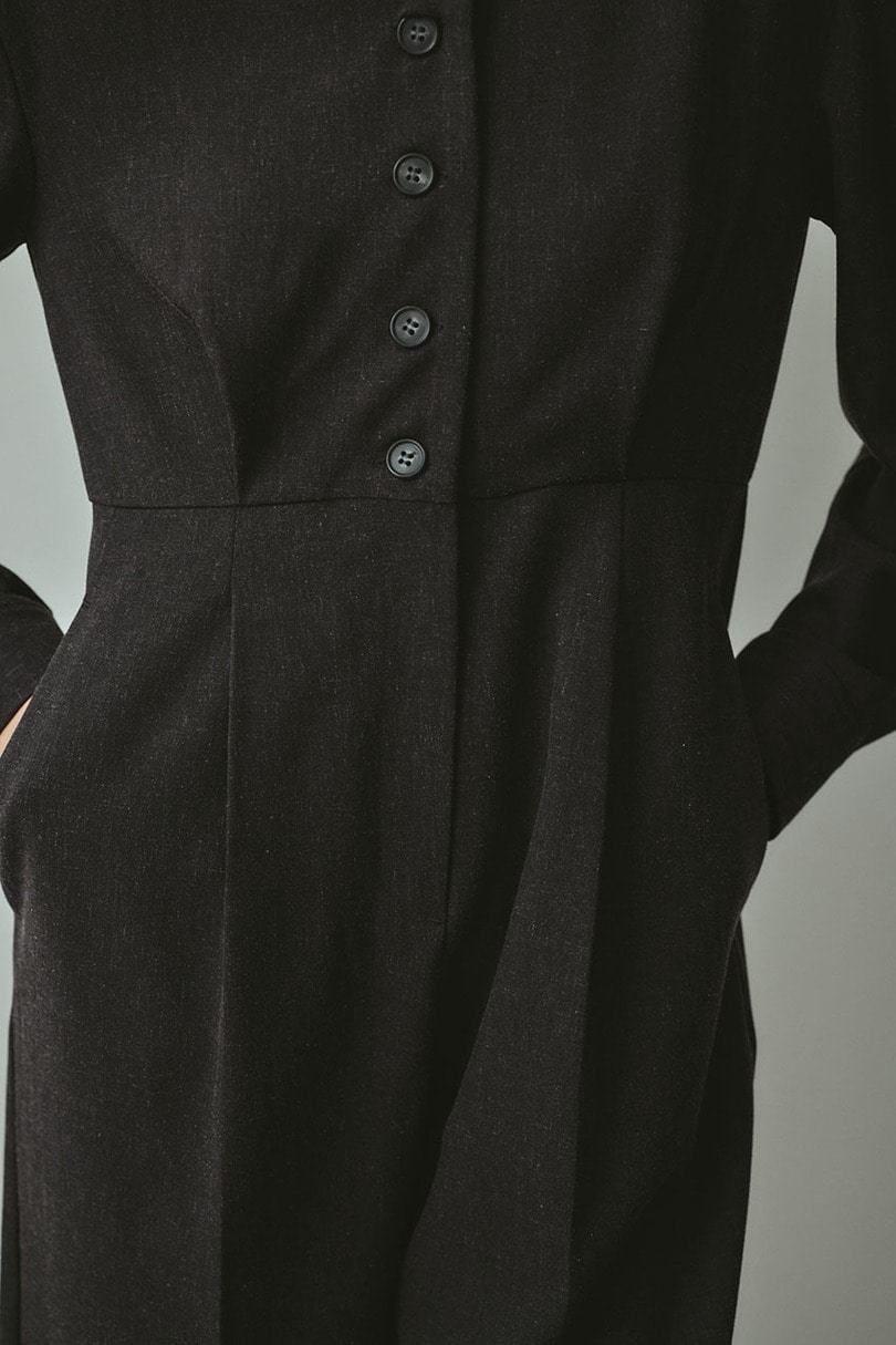 メランジショルダータックロンパース 詳細画像 C.GRY 7