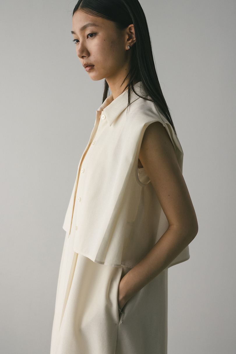 2ピースシャツレイヤードワンピース 詳細画像 IVOY 12