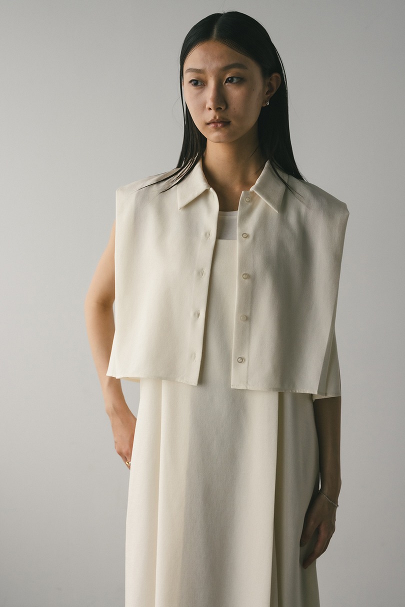 2ピースシャツレイヤードワンピース 詳細画像 IVOY 8