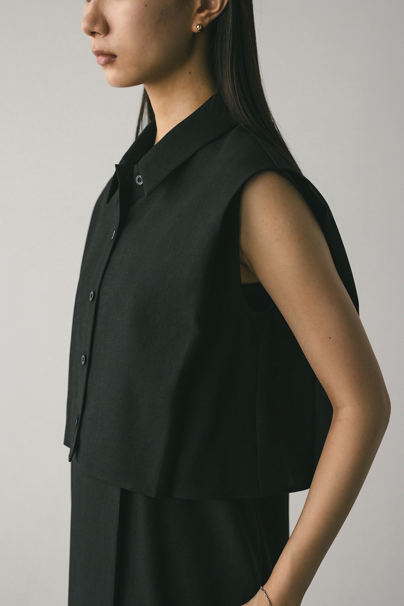 2ピースシャツレイヤードワンピース 詳細画像 BLK 12