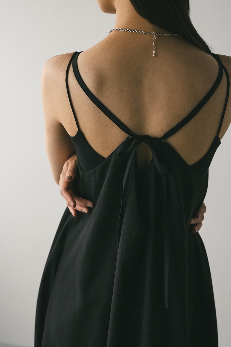 2ピースシャツレイヤードワンピース 詳細画像 BLK 15