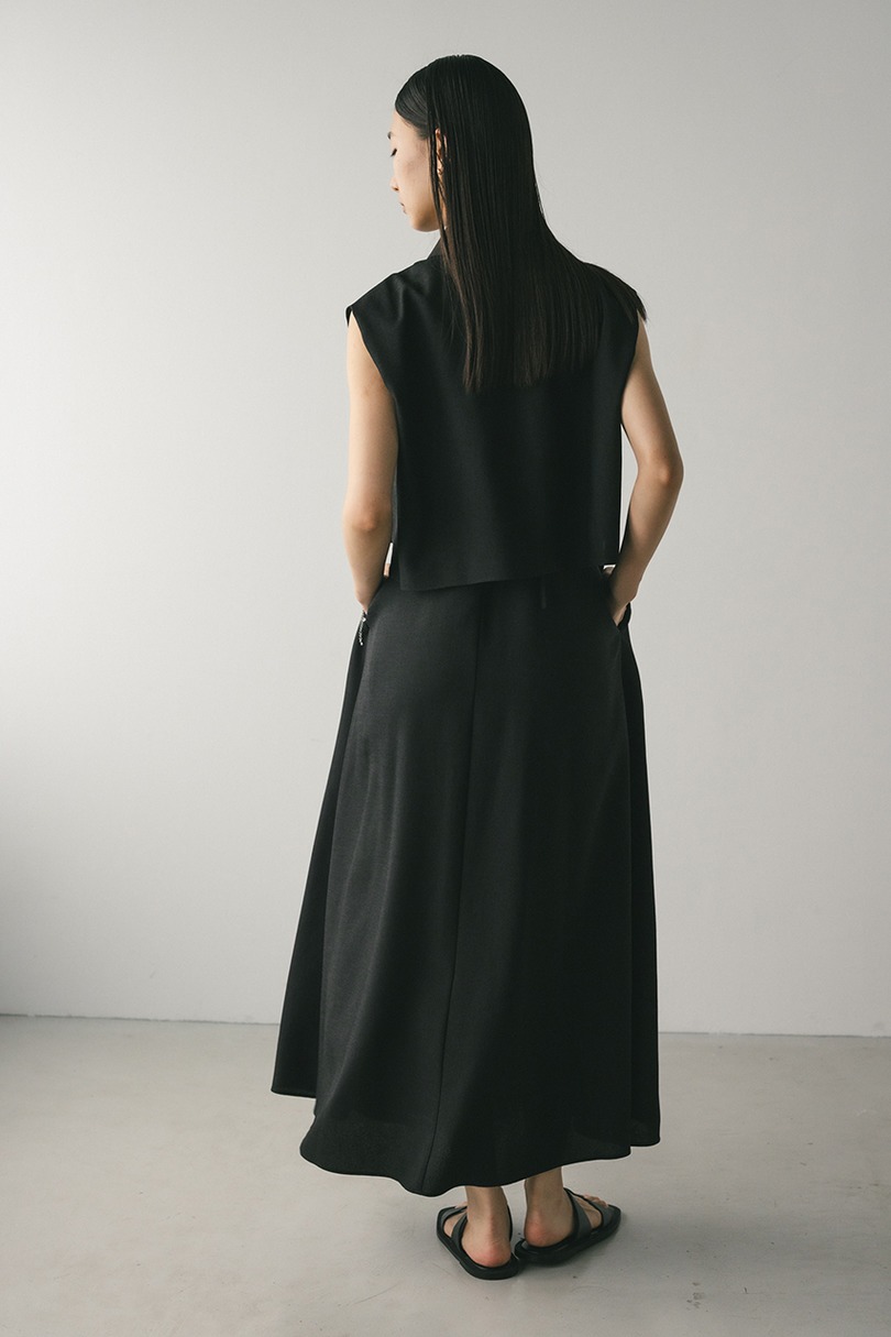 2ピースシャツレイヤードワンピース 詳細画像 BLK 4