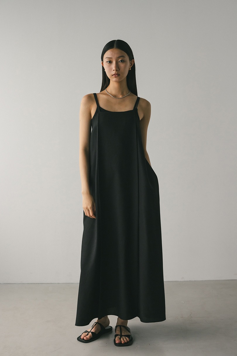 2ピースシャツレイヤードワンピース 詳細画像 BLK 5