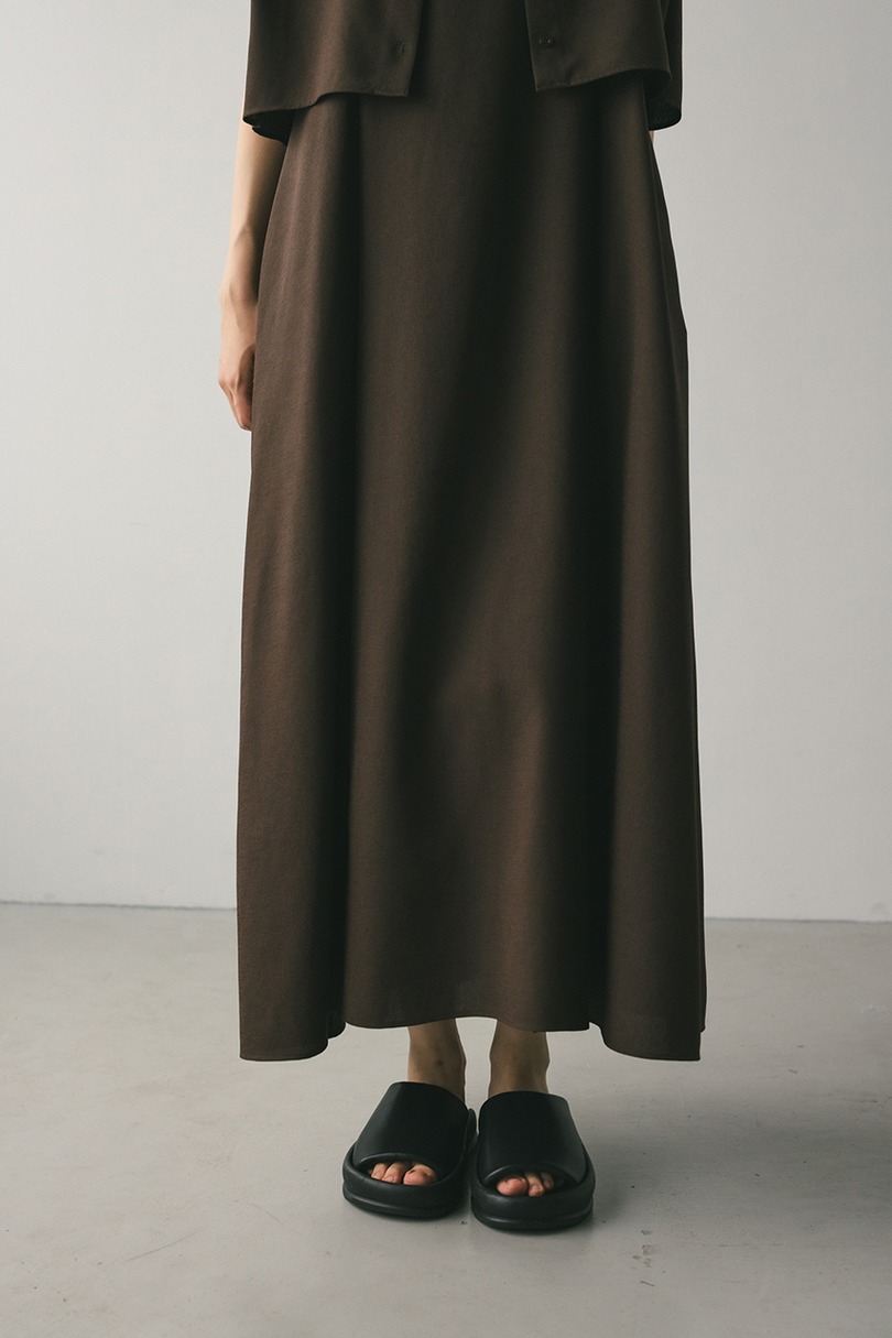 2ピースシャツレイヤードワンピース 詳細画像 BRN 16