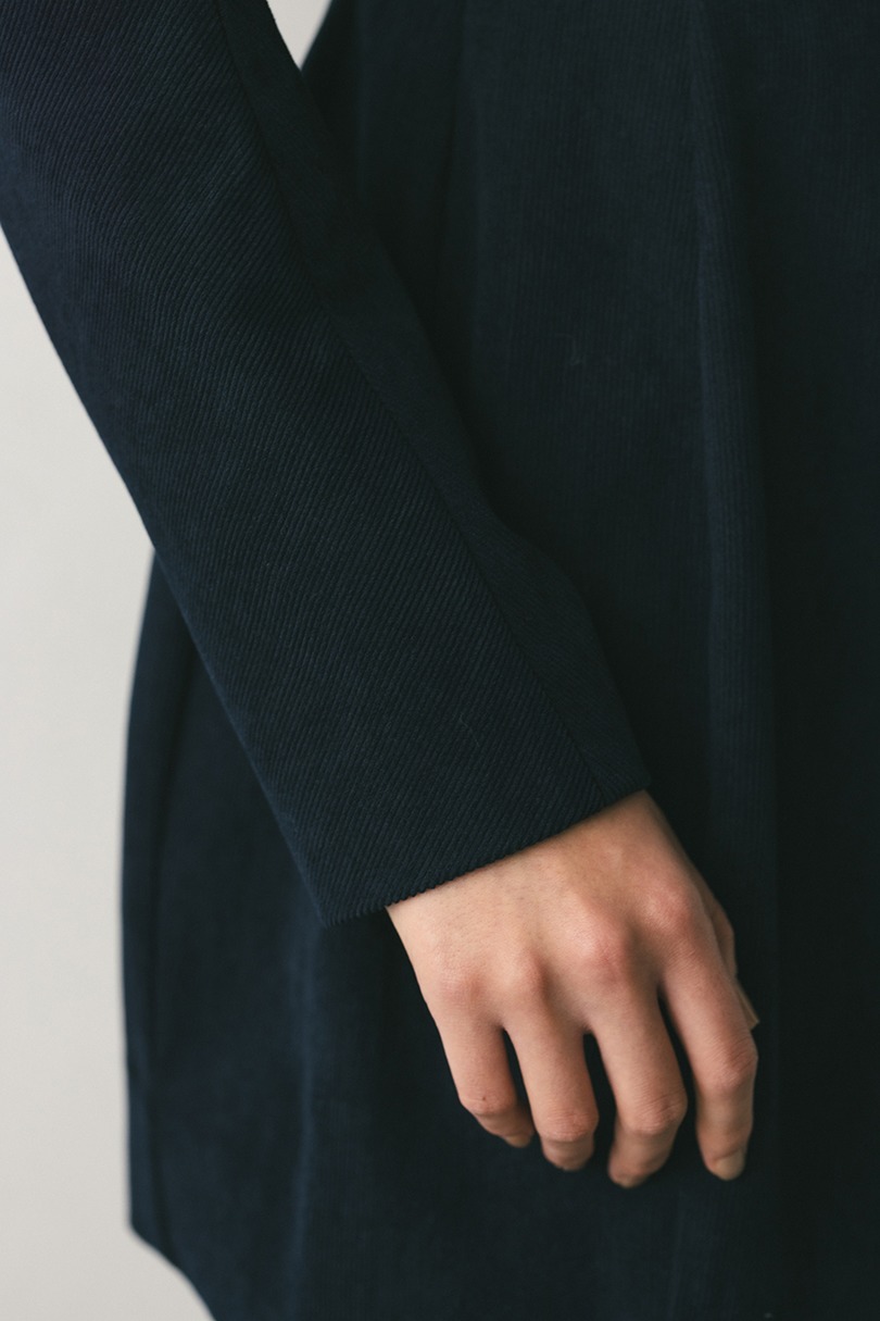 コーデュロイフォルムミニワンピース 詳細画像 NVY 11