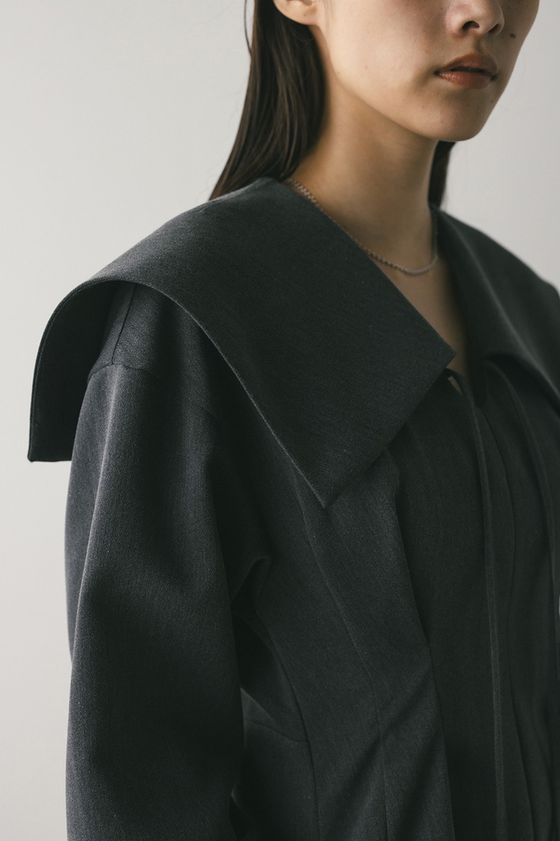 ビッグカラーワンピース 詳細画像 GRY 5