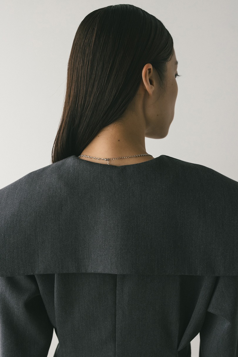 ビッグカラーワンピース 詳細画像 GRY 8