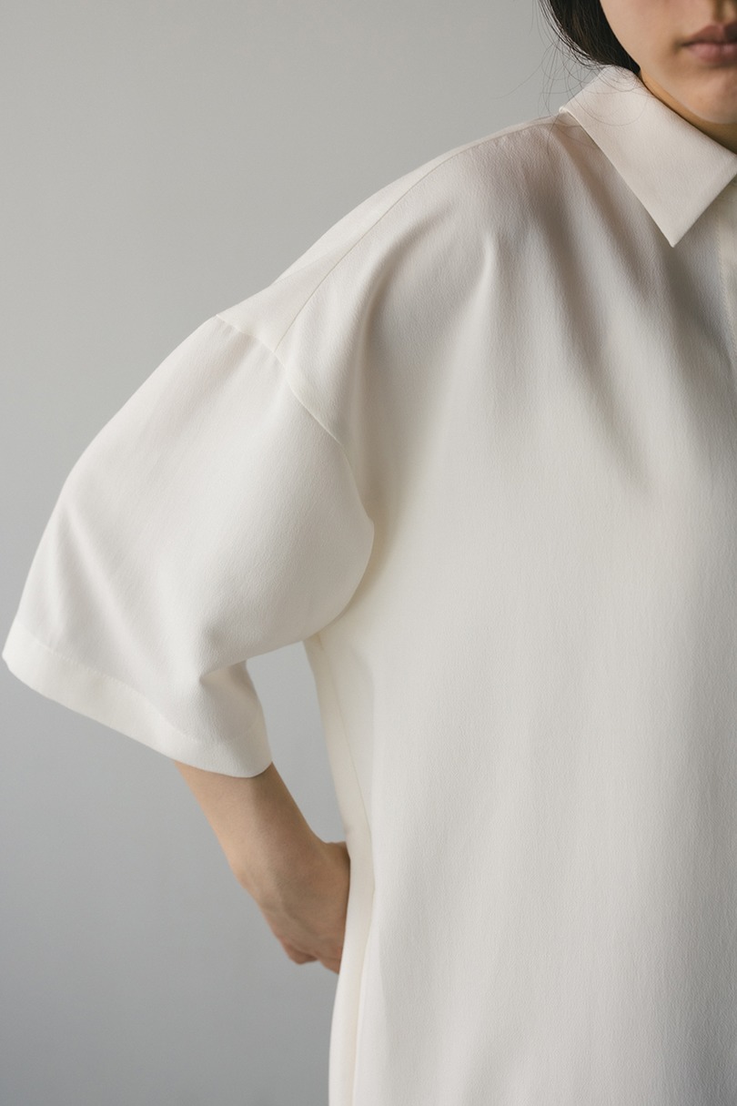プリーツラップセットシャツワンピース 詳細画像 WHT 10