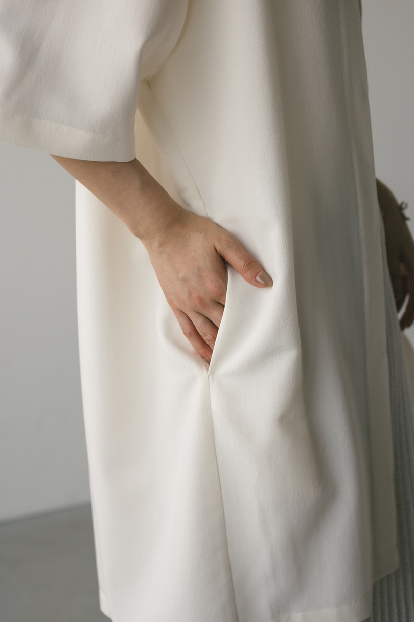 プリーツラップセットシャツワンピース 詳細画像 WHT 11