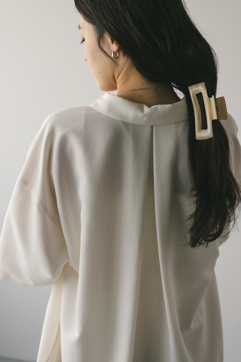 プリーツラップセットシャツワンピース 詳細画像 WHT 12