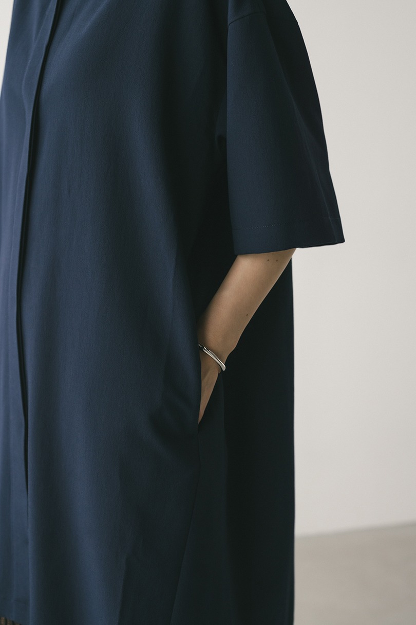 プリーツラップセットシャツワンピース 詳細画像 NVY 11