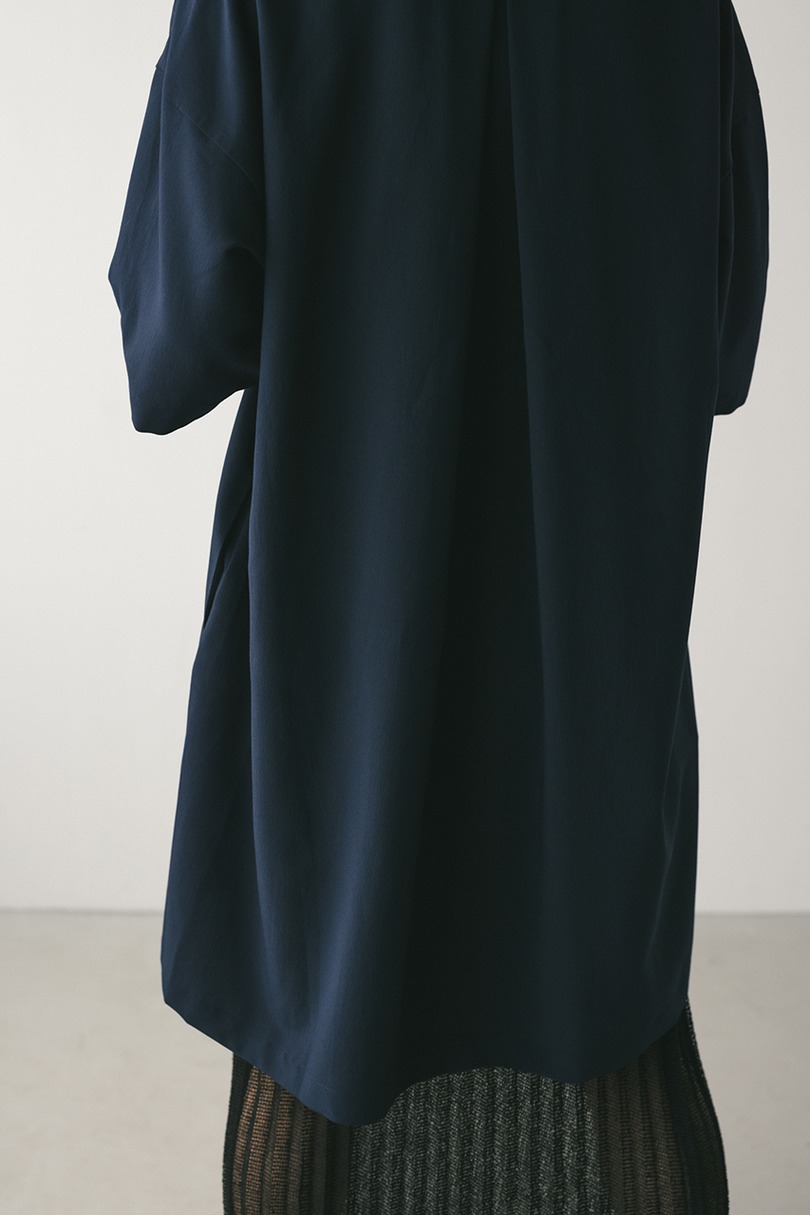 プリーツラップセットシャツワンピース 詳細画像 NVY 12