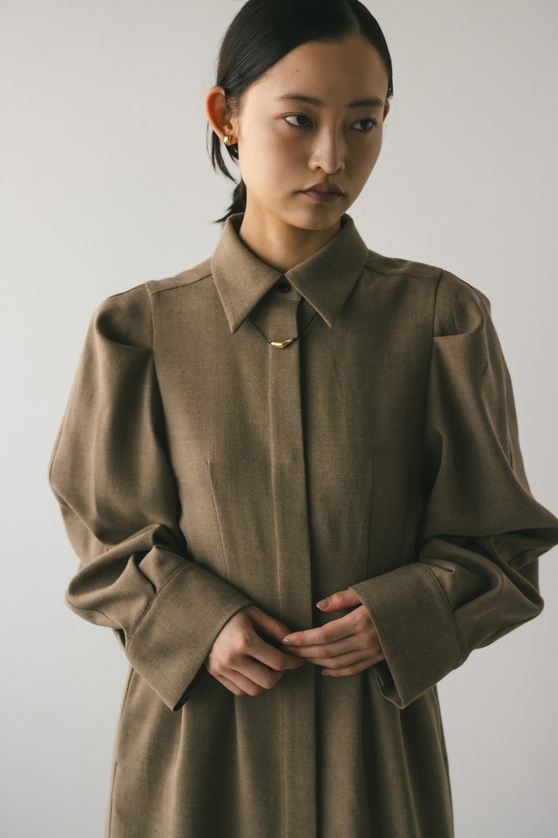 ショルダータックワンピース 詳細画像 L/BRN 4