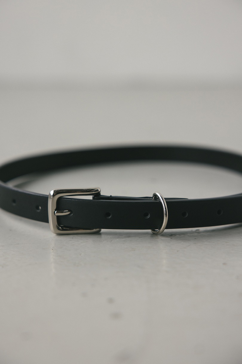 スプリットレザーナローベルト 詳細画像 BLK 6