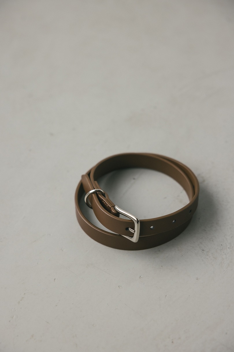 スプリットレザーナローベルト 詳細画像 BRN 2