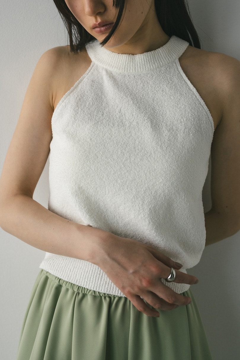 パイルアメスリニットトップ 詳細画像 WHT 7