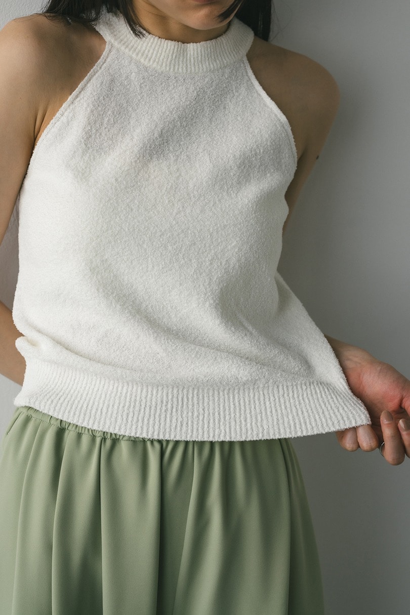 パイルアメスリニットトップ 詳細画像 WHT 9