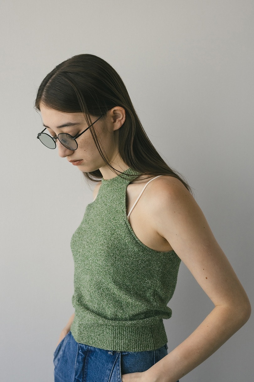 パイルアメスリニットトップ 詳細画像 GRN 3