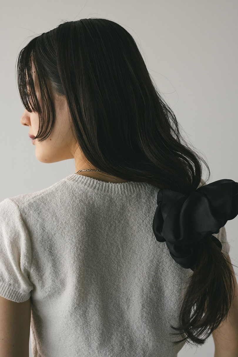 2WAYパイルニットコンパクトトップ 詳細画像 WHT 11