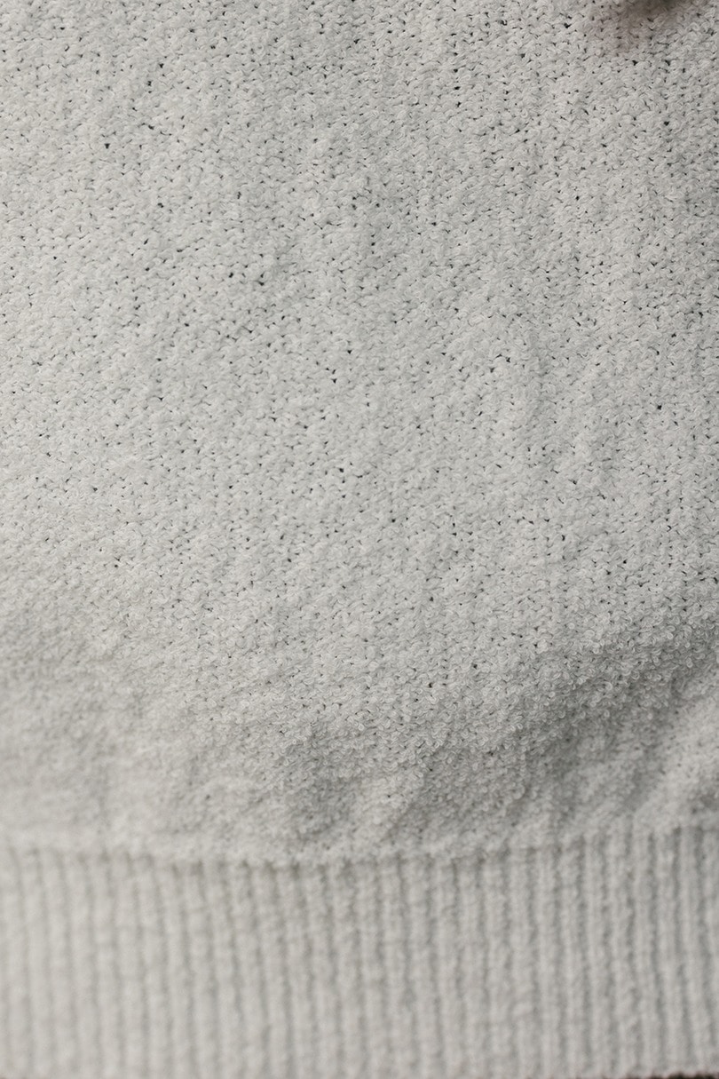 2WAYパイルニットコンパクトトップ 詳細画像 WHT 12