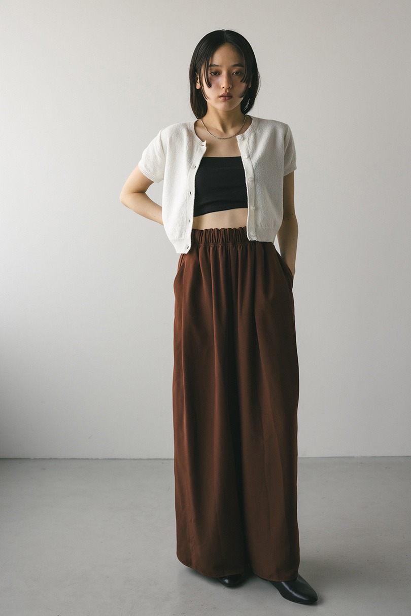 2WAYパイルニットコンパクトトップ 詳細画像 WHT 3