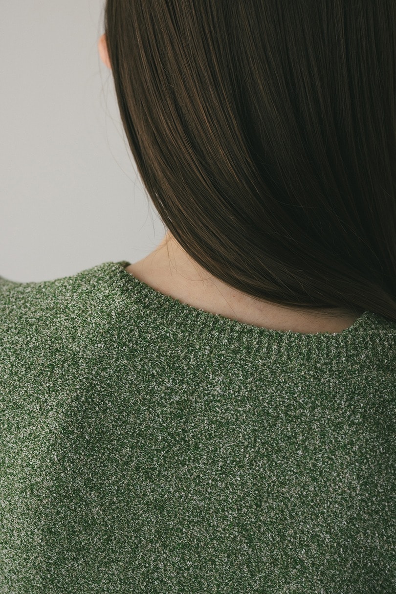 2WAYパイルニットコンパクトトップ 詳細画像 GRN 9