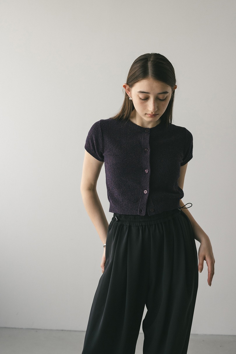 2WAYパイルニットコンパクトトップ 詳細画像 PUR 3