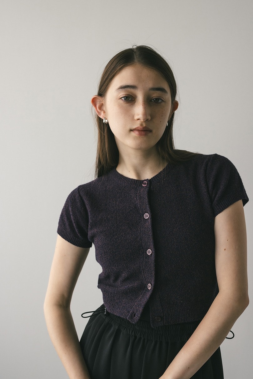 2WAYパイルニットコンパクトトップ 詳細画像 PUR 4