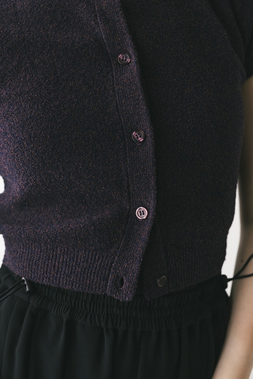 2WAYパイルニットコンパクトトップ 詳細画像 PUR 7